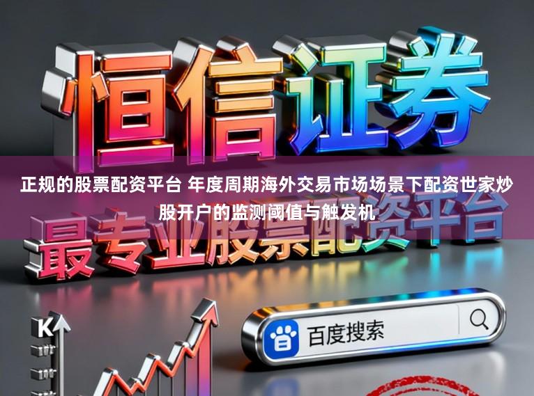 正规的股票配资平台 年度周期海外交易市场场景下配资世家炒股开户的监测阈值与触发机