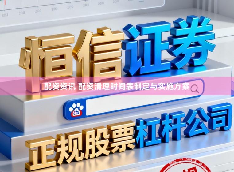 配资资讯 配资清理时间表制定与实施方案