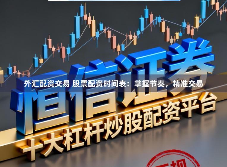 外汇配资交易 股票配资时间表：掌握节奏，精准交易